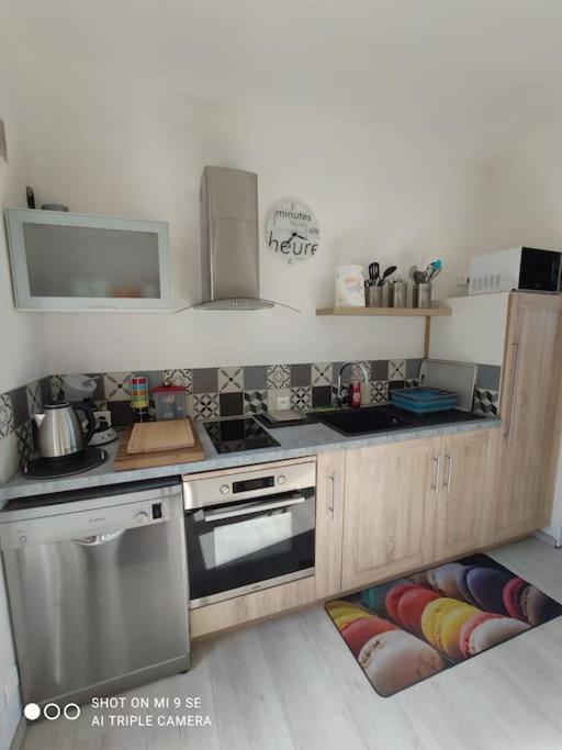 Studio Tribord Le Treport - Vue Mer & Falaises Exterior foto